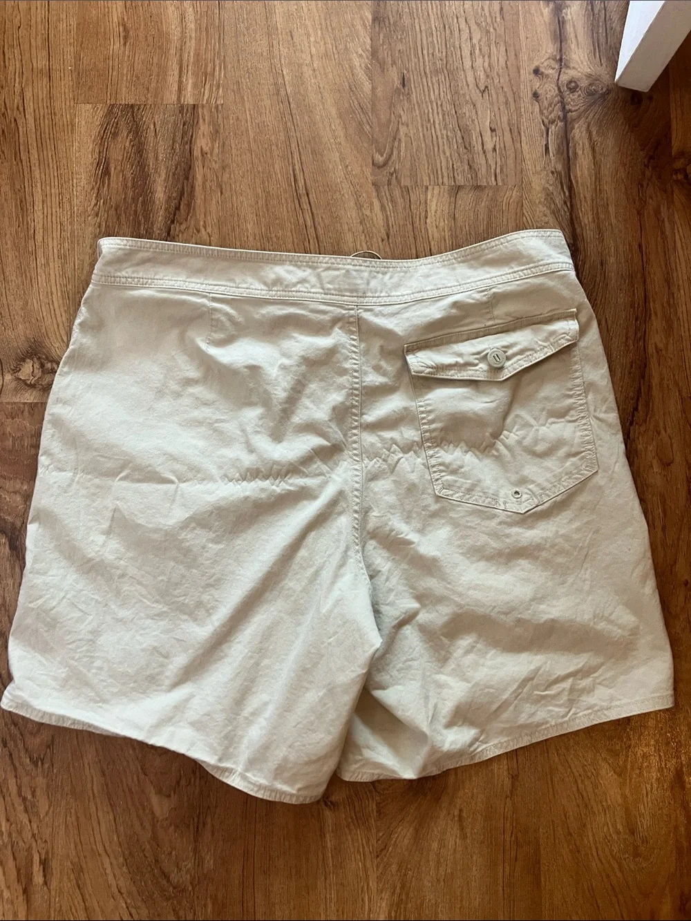 Cream cotton board adventure Shorts - Drawstring and zip Patagonia gorpcore 38
